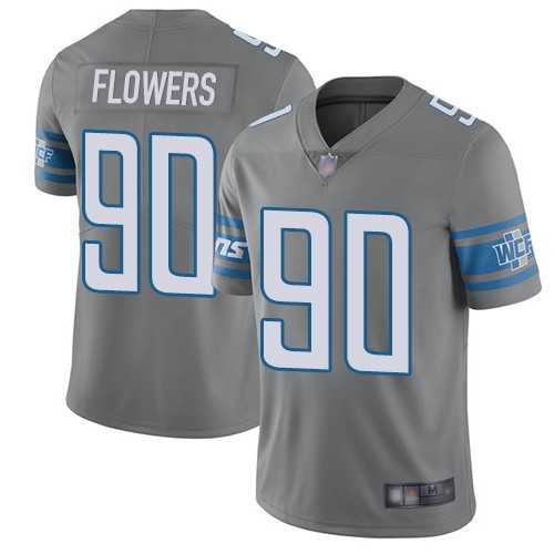 Nike Lions 90 Trey Flowers Gray Color Rush Limited Jersey Dzhi,We sell and wholesale Nike Lions 90 Trey Flowers Gray Color Rush Limited Jersey Dzhi on line form chian!